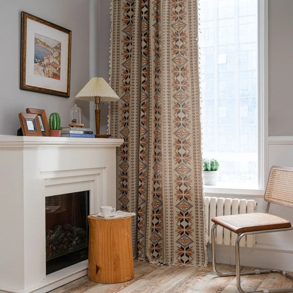Semi-blackout curtains