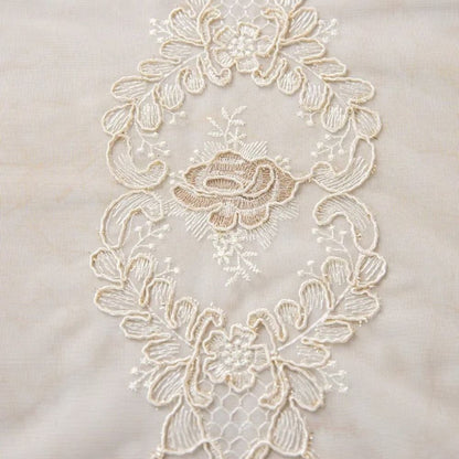 Elvira Embroidered Sheer Lace Panel — view 4