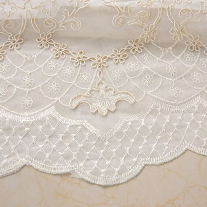 Elvira Embroidered Sheer Lace Panel — view 5