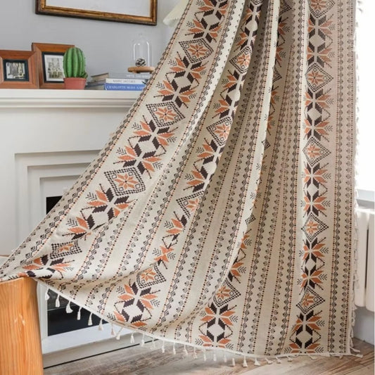 Boho Geometric Semi-Blackout Panel — view 2