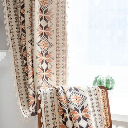 Boho Geometric Semi-Blackout Panel — view 4