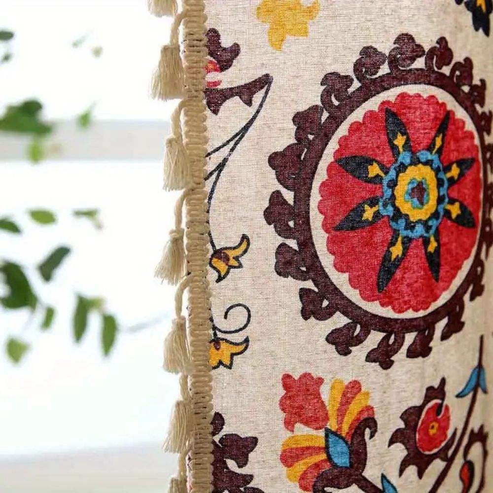 Colour Wheel Bloom Tassel Panel — view 6