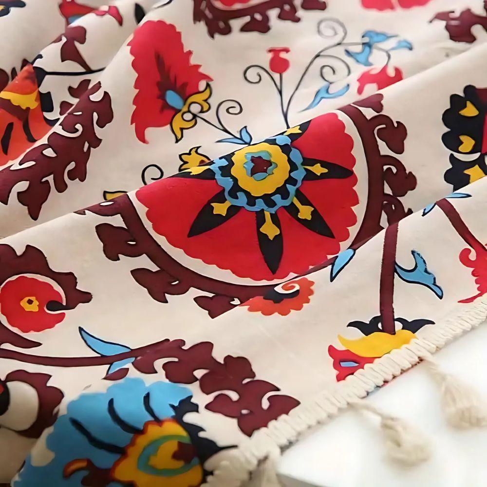 Colour Wheel Bloom Tassel Panel — view 7
